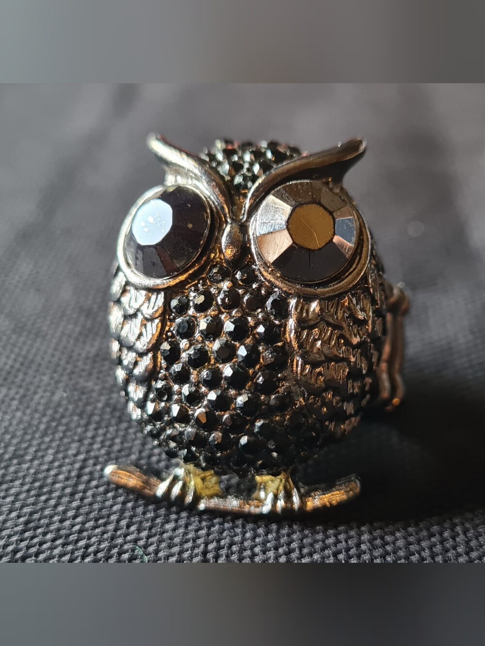 Flexi-fit Owl Fashion Ring